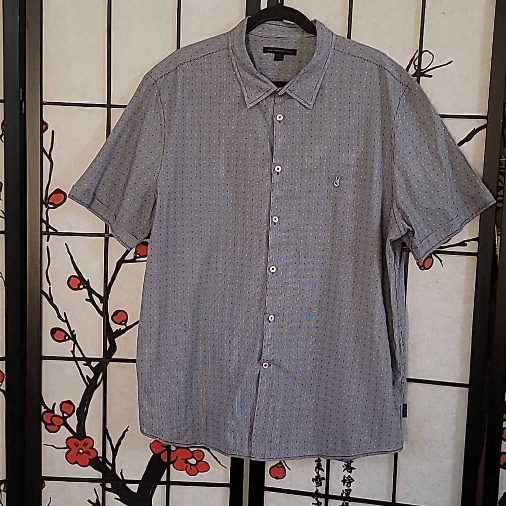John Varvatos Short Sleeve Cotton Shirt